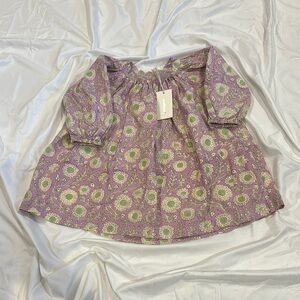 Floral Purple Kids Top